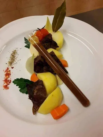 A gulyásleves kémcsöves megoldásban